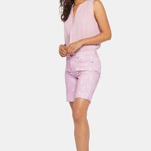 “NWT" NYDJ Ella Denim Shorts With Side Slits- Crepe Valley- Women's Size 16